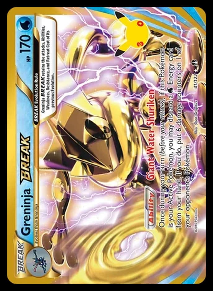 Greninja BREAK 41/122 카드 앞면 (영문판)