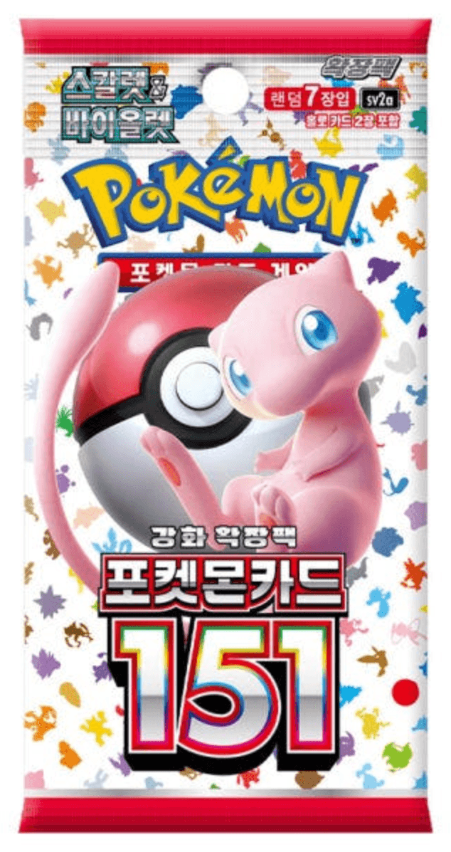 포켓몬카드 151 한국어판 부스터 팩