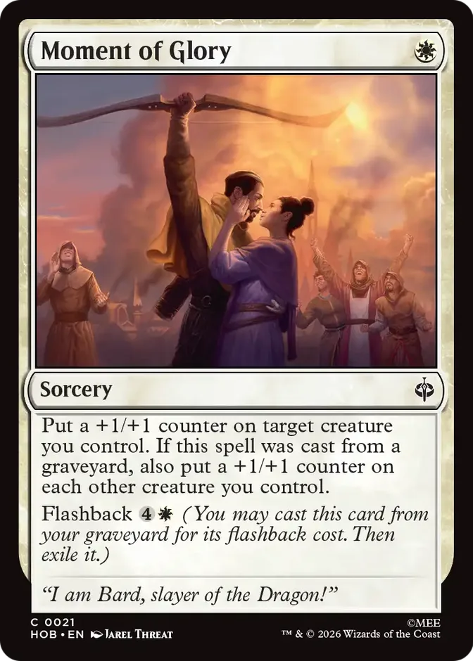 Magic: The Gathering Moment of Glory HOB 0021 C (EN) 카드 앞면 (웹 이미지)