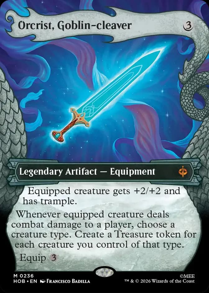 Magic: The Gathering Orcrist, Goblin-cleaver HOB 0236 M (EN) 카드 앞면 (웹 이미지)